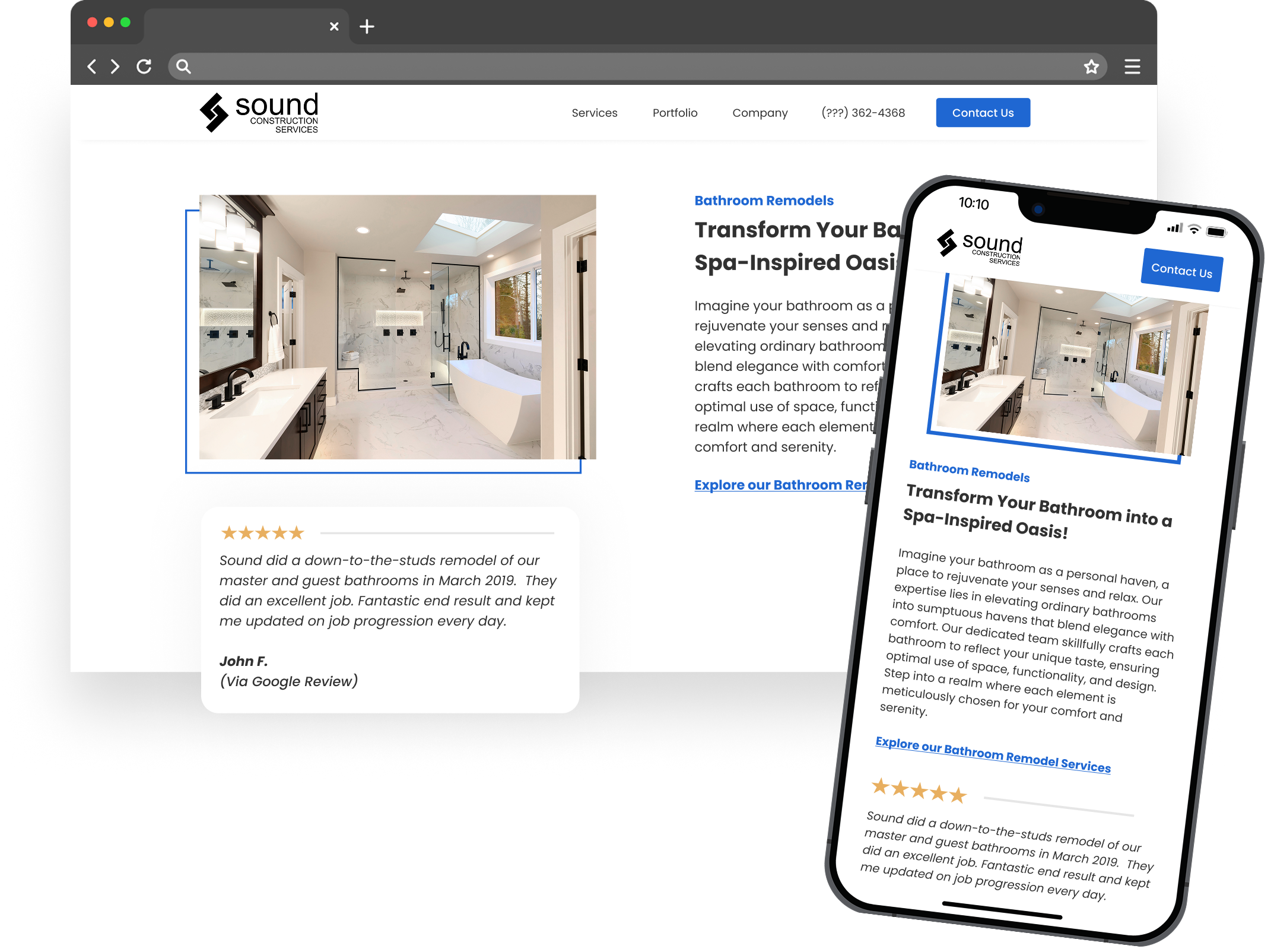website-design project photo
